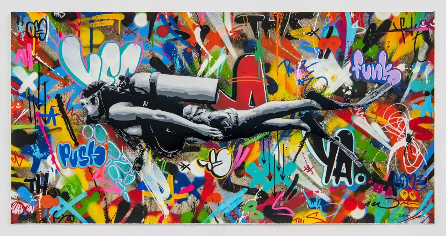 Martin Whatson - Scuba Diver Arterego Art Gallery