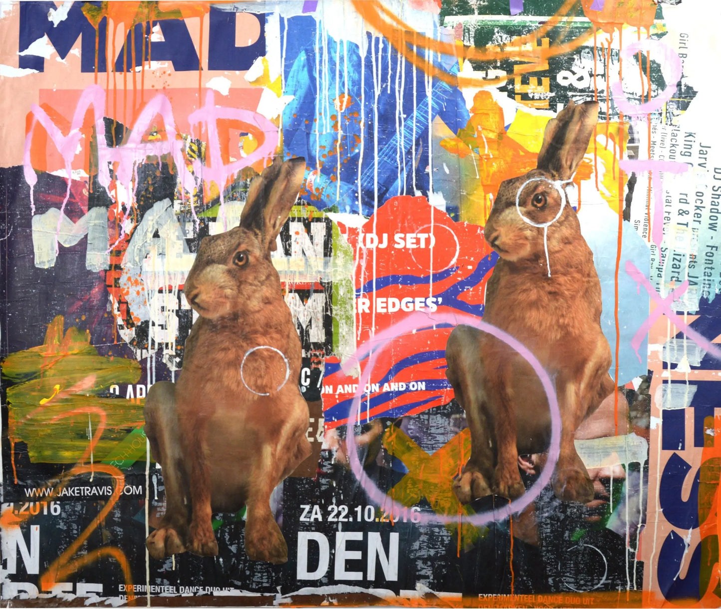 Robin Burger - Acrylic Collage Arterego Art Gallery
