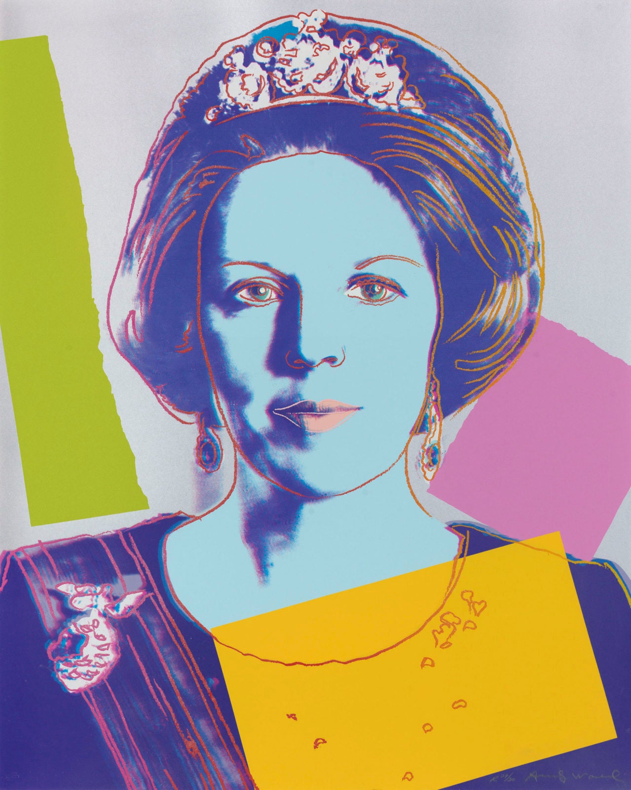 Andy Warhol - Queen Beatrix Arterego Art Gallery