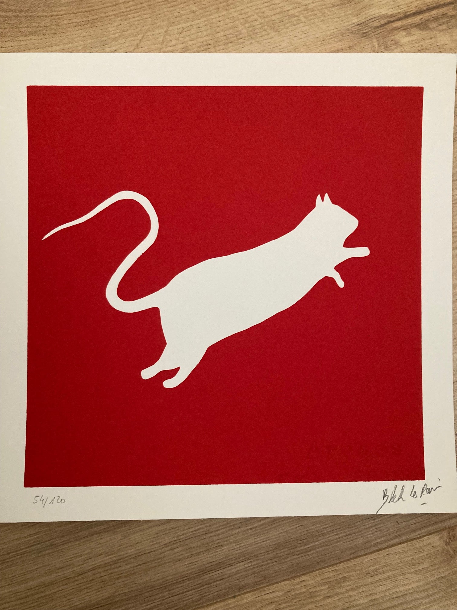 Blek le Rat - Red Rat Arterego Art Gallery