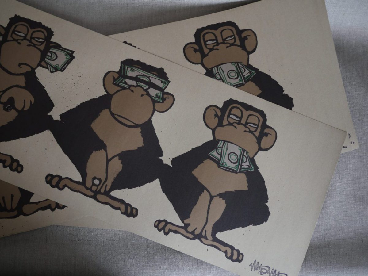 Mau Mau - Three Monkeys Arterego Art Gallery