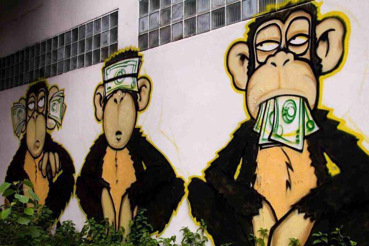 Mau Mau - Three Monkeys Arterego Art Gallery