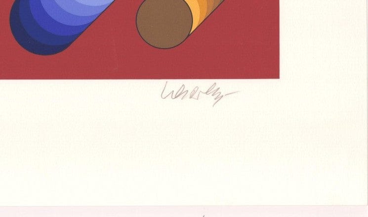 Victor Vasarely - Lithograph 1989 Arterego Art Gallery