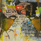 Robin Burger - Acrylic Collage - A Little Bird Arterego Art Gallery